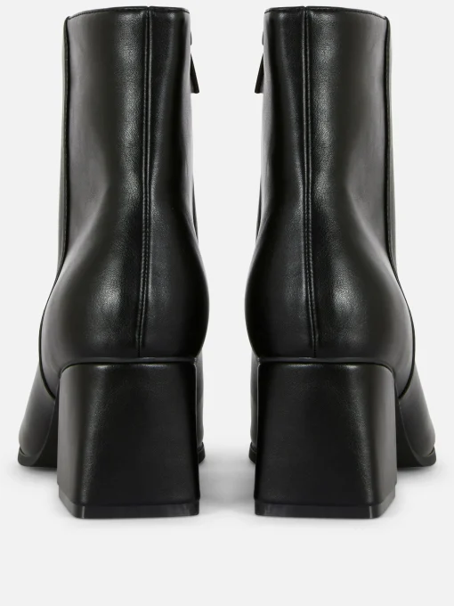 Block Heel Ankle Boots