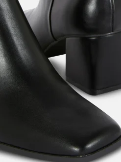Block Heel Ankle Boots