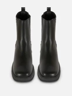 Block Heel Chelsea Boots