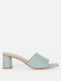 Block Heel Mules