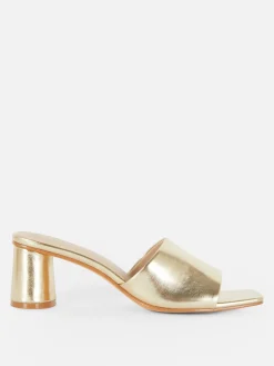 Block Heel Mules