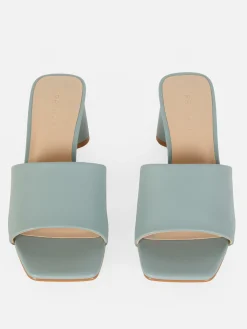 Block Heel Mules