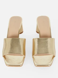 Block Heel Mules