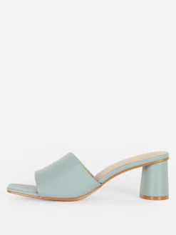 Block Heel Mules