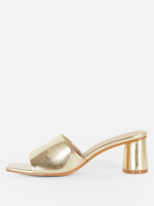 Block Heel Mules