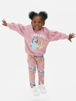 Bluey Sweatshirt And Ribbed Leggings Set