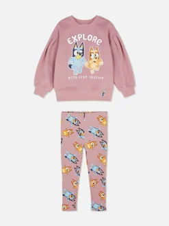 Bluey Sweatshirt And Ribbed Leggings Set