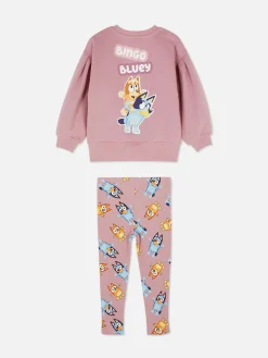 Bluey Sweatshirt And Ribbed Leggings Set