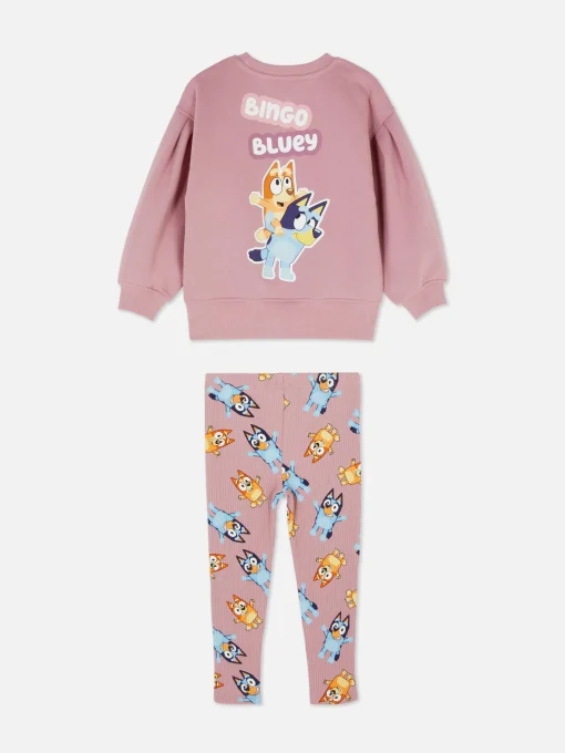 Bluey Sweatshirt And Ribbed Leggings Set