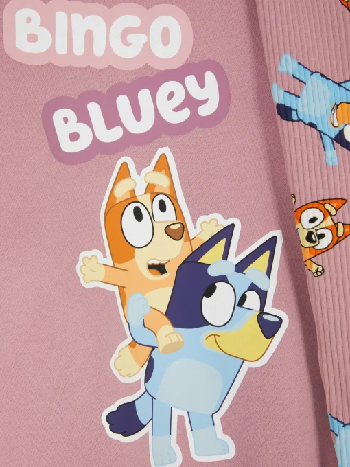 Bluey Sweatshirt And Ribbed Leggings Set