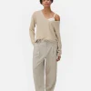Boat Neck Long Sleeve Sweater