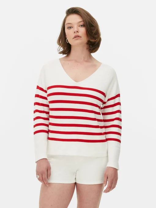 Boat Neck Long Sleeve Sweater