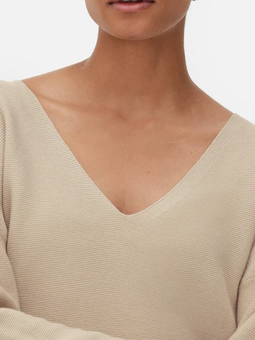 Boat Neck Long Sleeve Sweater