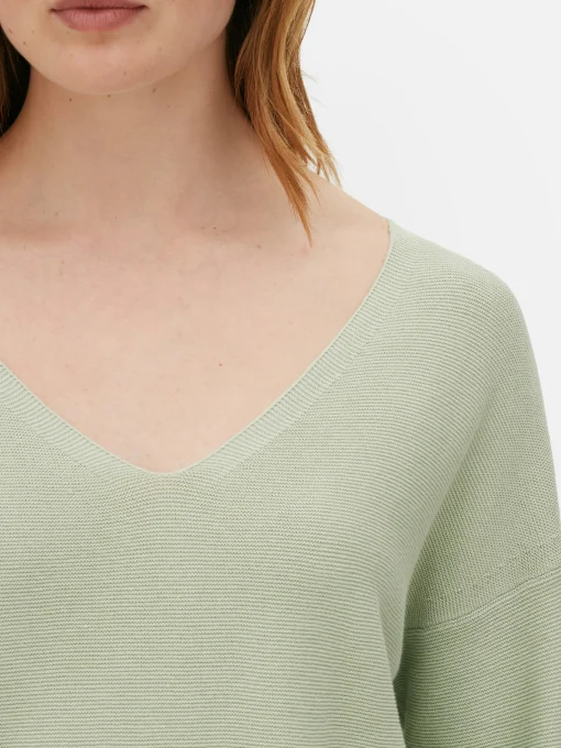 Boat Neck Long Sleeve Sweater
