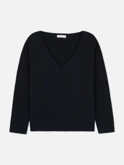 Boat Neck Long Sleeve Sweater