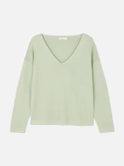 Boat Neck Long Sleeve Sweater