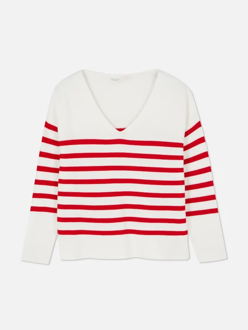 Boat Neck Long Sleeve Sweater