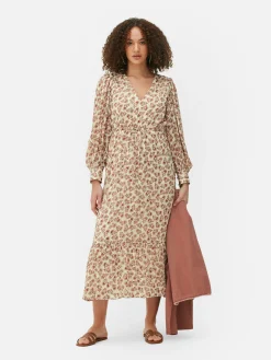 Boho V-Neck Midaxi Dress
