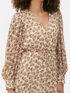 Boho V-Neck Midaxi Dress