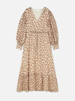 Boho V-Neck Midaxi Dress