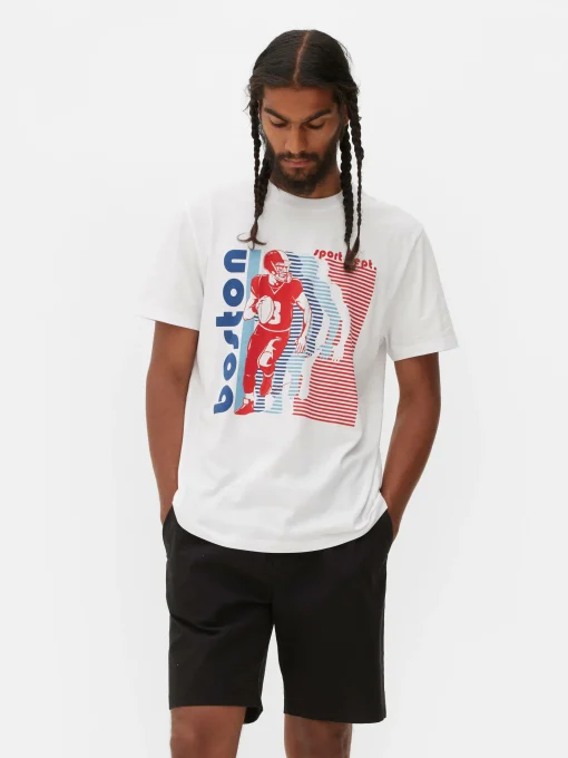 Boston Football T-Shirt