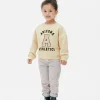 Bouclé Letter Collegiate Sweatshirt
