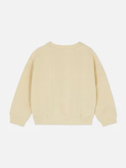 Bouclé Letter Collegiate Sweatshirt