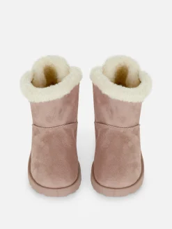 Bow Back Plush Lined Boots
