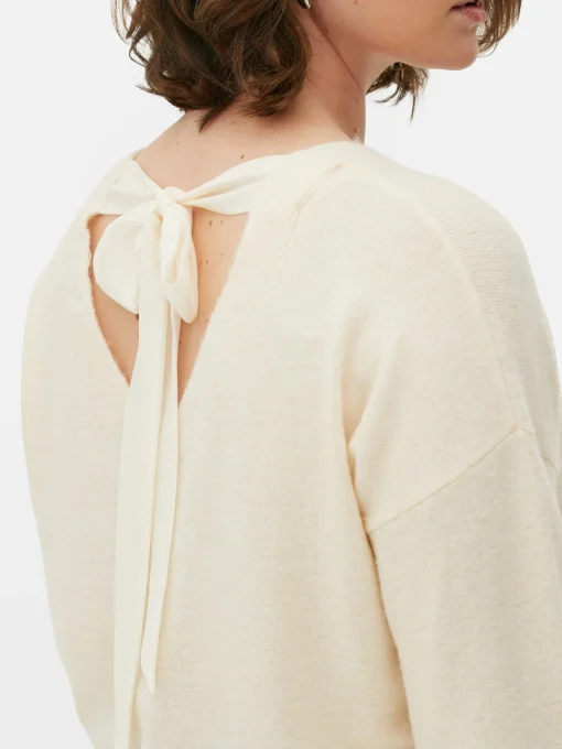 Bow Back Sweater
