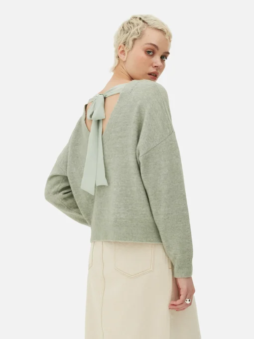 Bow Back Sweater