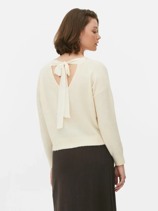 Bow Back Sweater