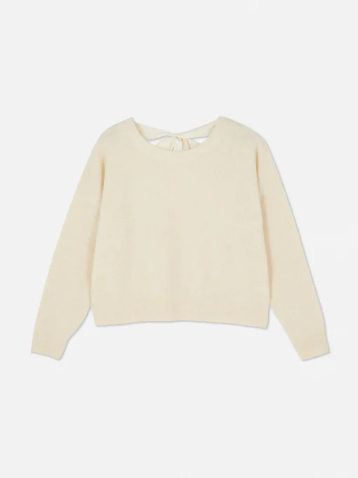 Bow Back Sweater