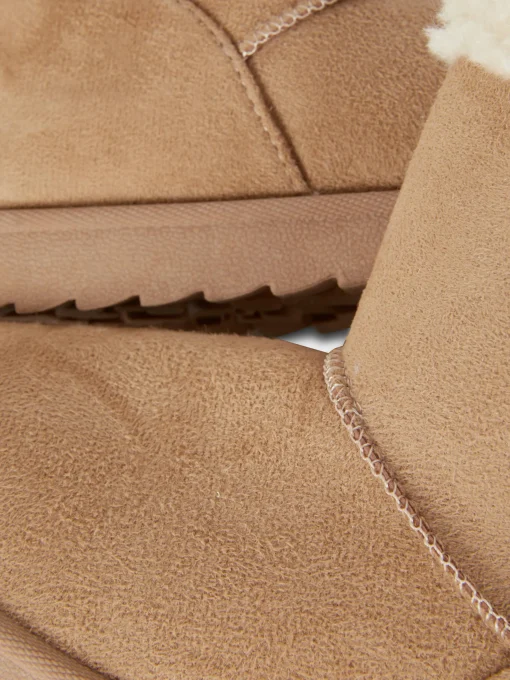 Bow Faux Fur Boots