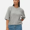 Boxy Knit T-Shirt