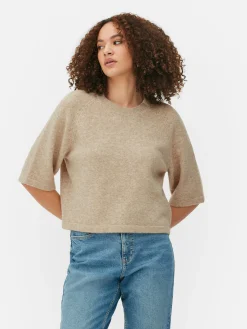 Boxy Knit T-Shirt