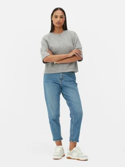 Boxy Knit T-Shirt