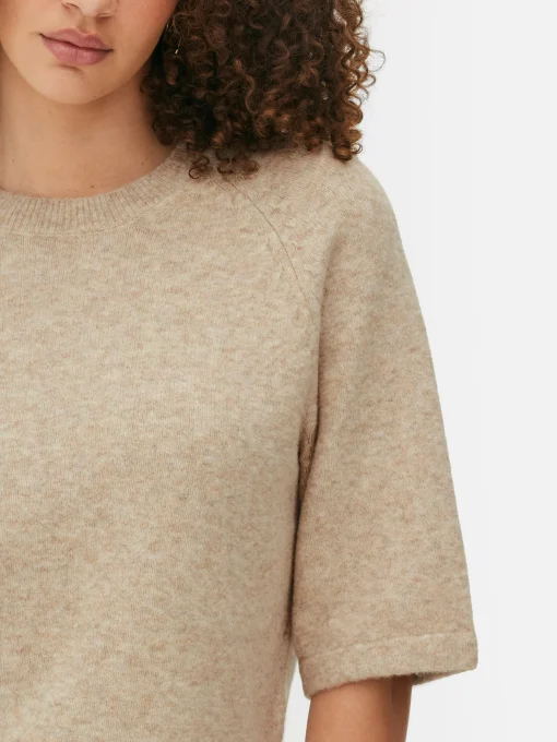 Boxy Knit T-Shirt