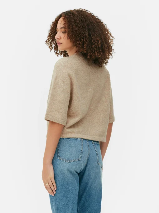 Boxy Knit T-Shirt