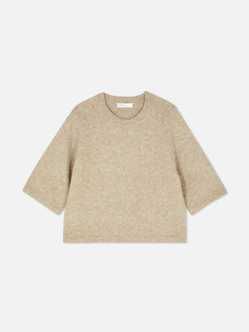 Boxy Knit T-Shirt
