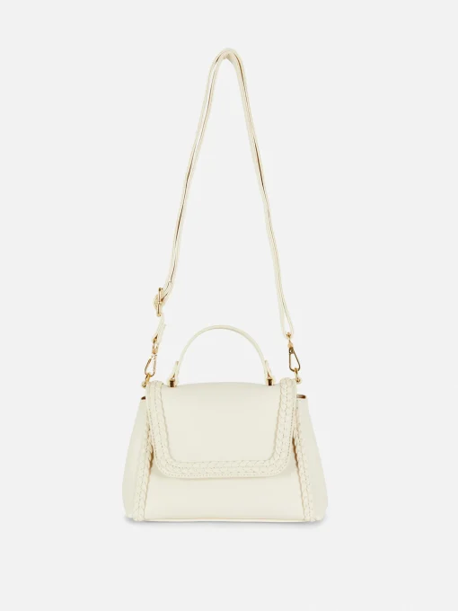 Braided Trim Crossbody Bag