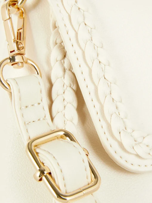 Braided Trim Crossbody Bag