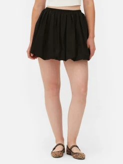 Bubble Hem Mini Skirt