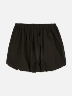 Bubble Hem Mini Skirt