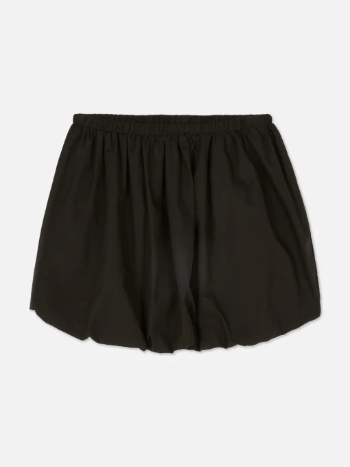 Bubble Hem Mini Skirt