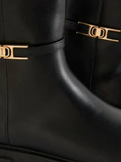 Buckle Detail Ankle Boots