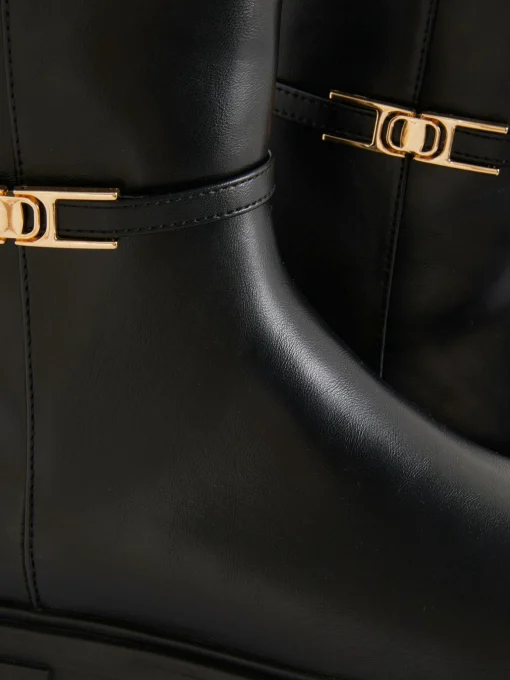 Buckle Detail Ankle Boots