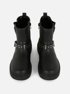 Buckle Strap Ankle Boots