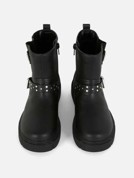 Buckle Strap Ankle Boots