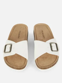 Buckle Strap Footbed Sandals