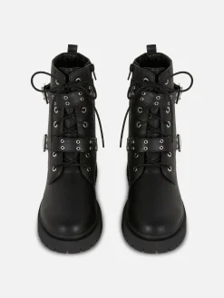 Buckled Biker Boots
